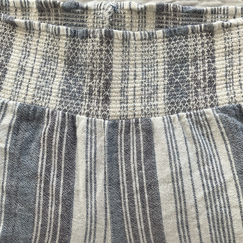 Indigo Rein Blue and White Striped Pants - Picture 2 of 4